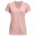 Camiseta Deportiva de Manga Corta Under Armour Tech SSV Rosa