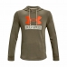 Sudadera con Capucha Hombre Under Armour  Hoodie  Caqui