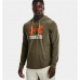 Sudadera con Capucha Hombre Under Armour  Hoodie  Caqui