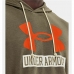 Sudadera con Capucha Hombre Under Armour  Hoodie  Caqui