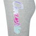 Leggings Sportivi per Bambini Script Glitter High Converse Rise Biker Little Grigio chiaro