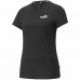 Sportiniai marškinėliai su trumpomis rankovėmis Puma Essentials+ Embroidery Juoda
