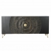 Sideboard DKD Home Decor Black Multicolour Golden Metal Mango wood 160 x 45 x 75 cm