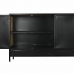 Aparador DKD Home Decor Marrón Negro Metal Madera de mango (160 x 40 x 90 cm)