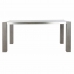 Mesa de Comedor DKD Home Decor Cristal Gris Aluminio Roble Cristal Templado (162 x 92 x 74 cm)