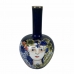 Vase DKD Home Decor Visage Porcelaine Bleu Multicouleur 17 x 17 x 30 cm