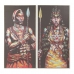 Πίνακας DKD Home Decor 60 x 5 x 120 cm Αποικιακό Αφρικανός (x2)