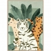 Pintura DKD Home Decor 83 x 4,5 x 123 cm Tropical animais (2 Unidades)