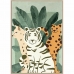 Schilderij DKD Home Decor 83 x 4,5 x 123 cm Tropisch dieren (2 Stuks)