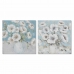 Slika DKD Home Decor 100 x 2,8 x 100 cm Vaza Shabby Chic (2 kosov)