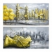 Quadro DKD Home Decor Città 120 x 3 x 60 cm Loft (2 Unità)