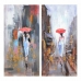 Pintura DKD Home Decor Guarda-Chuva 60 x 3 x 120 cm Loft (2 Unidades)