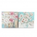 Malba DKD Home Decor 99,5 x 3,5 x 99,5 cm váza Shabby Chic (2 kusů)