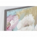 Glezna DKD Home Decor 99,5 x 3,5 x 99,5 cm Vāze Shabby Chic (2 gb.)