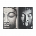 Kép DKD Home Decor 62,5 x 4,5 x 93 cm Buddha Keleti (2 egység)