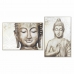 Kép DKD Home Decor 83 x 4,5 x 122,5 cm Buddha Keleti (2 egység)