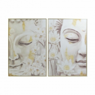 Painting DKD Home Decor Buddha 80 x 4 x 120 cm Oriental (2 Units