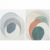 Maľba DKD Home Decor Moderný Kruhy 80 x 3,7 x 100 cm (2 kusov)