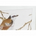 Πίνακας DKD Home Decor Πουλί Shabby Chic 60 x 2,5 x 60 cm (4 Μονάδες)