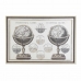 Tablou DKD Home Decor Harta Lumii (95 x 3 x 65 cm)