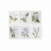 Kép DKD Home Decor 40 x 2 x 54 cm цветя Shabby Chic (6 Darabok)