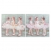 Bild DKD Home Decor 80 x 3 x 80 cm Ballett-Tänzerin Traditionell (2 Stück)