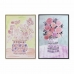 Картина DKD Home Decor 36 x 4 x 93 cm Ваза для цветов Shabby Chic (2 штук)