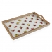 Поднос за аперитиви Versa Strawberry Дървен MDF (30 x 5 x 45 cm)