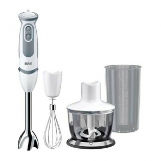 Licuadora De Mano Minipimer Mixer Braun Mq3020 700w Acero