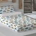 Gewatteerd beddengoed met ritssluiting Haciendo el Indio Cars (90 x 190 cm) (Bed van 90)