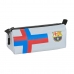 Estuche Escolar F.C. Barcelona Gris 21 x 8 x 7 cm