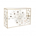 Console DKD Home Decor Kristal Zwart Gouden Metaal 120 x 35 x 80 cm