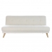 Sofabed DKD Home Decor 172 x 80 x 76 cm Cream Rubber wood Modern Scandi