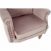 Sillón DKD Home Decor 73 x 70 x 87 cm Rosa Madera de caucho