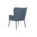 Fauteuil DKD Home Decor Bleu Noir Métal 70 x 60 x 84 cm