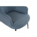 Fauteuil DKD Home Decor Bleu Noir Métal 70 x 60 x 84 cm