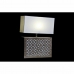 Svetilka namizna DKD Home Decor Rjava Poliester Bela Mangov les 50 W (33 x 12 x 41 cm)