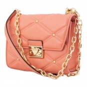 Michael Kors 35S2GNML2L Carmen Medium Convertible Shoulder Bag In  Grapefruit in 2023