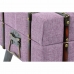 Panca DKD Home Decor   Metallo Poliestere Fucsia Legno MDF (102 x 42 x 40,5 cm)