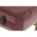 Banqueta DKD Home Decor   Rosa Dorado Metal Terciopelo (80 x 40 x 47 cm)