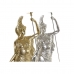 Figura Decorativa DKD Home Decor 16,5 x 10,5 x 50 cm Prateado Dourado Neoclássico (2 Unidades)