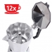 Italijanski Kuhalnik za Kavo Haeger Moka Pot Aluminij