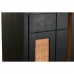 Aparador DKD Home Decor Negro Ratán Madera de mango (160 x 40 x 90 cm)