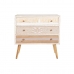 Chest of drawers DKD Home Decor Fir Natural Cotton White (80 x 35 x 80 cm)