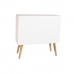 Cómoda DKD Home Decor Abeto Natural Algodão Branco (80 x 35 x 80 cm)