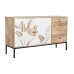 Skænk DKD Home Decor Hvid Sort Natur Sort/Hvid Mangotræ 140 x 40 x 80 cm