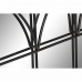 Lustro ścienne DKD Home Decor Czarny Metal (76 x 4 x 76 cm)