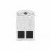 Espelho de parede DKD Home Decor Espelho Preto Madeira Janelas Branco (60 x 7 x 94 cm)