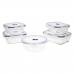 Sett med matbokser Luminarc Pure Box Active (5 pcs) Flerfarget Glass 43 x 32 x 18 cm (5 enheter)