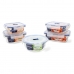 Set di scatole porta pranzo Luminarc Pure Box Active (5 pcs) Bicolore Vetro 43 x 32 x 18 cm (5 Unità)